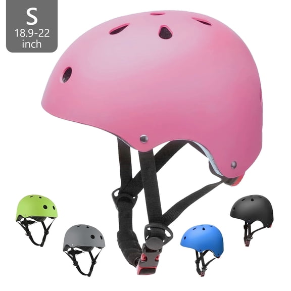 Tripumer Kids Bike Helmet Toddler Skateboard Helmets Adjustable Kids Helmet for Boys Girls Ages 3-8 Years Pink