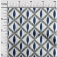 thumbnail image 1 of oneOone Silk Tabby Fabric Diamond Ikat Print Fabric By The Yard 42 Inch Wide, 1 of 1