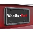 thumbnail image 1 of Weathertech License Plate Frame 8ALPBF1 BumpFrame; WeatherTech Logo; Without Illumination; Satin; Black; Frame Only, 1 of 1