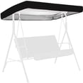 thumbnail image 2 of Fufafayo 3Pcs Garden Swing Chair Cover, Heavy Duty Patio Swing Cover, Waterproof Rain Cover for Outdoor Swing, Sun Protection Swing Cover, Weather Resistant Swing Protector, 2 of 9