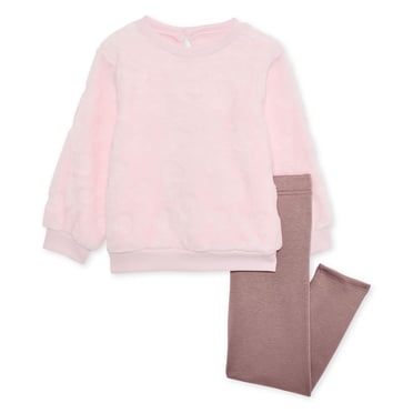 Ensemble 2&nbsp;pièces en peluche douillette George pour petites filles