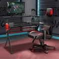 thumbnail image 4 of Costway Gaming Computer Desk w/ Monitor Shelf & Storage for Controller Headphone Speaker, 4 of 10