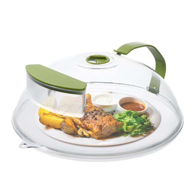 Microwave Splatter Cover for Food - Clear Microwave Splash Guard