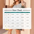 thumbnail image 3 of Ovzne Robes pour Femmes Robe d'Été Mode pour Femmes Décontractée Imprimée à Cordon Fente Été Manches 3/4 Robe à Col Rond Grande Taille Robe Maxi Imprimée Liquidation, 3 of 7