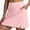 Pink, variant on Elvqul Pencil Skirt for Women Elastic Waisted Summer Mini Skirt White Solid Womens Short Skirt