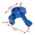 thumbnail image 4 of Metal Upgrade Part Aluminum OP Fitting Parts for :18 Scale Truck Accessories Set - Steering Set, 4 of 8