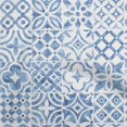 thumbnail image 1 of oneOone Cotton Silk Dusty Blue Fabric Floral Craft Projects Decor Fabric Printed By The Yard 42 Inch Wide, 1 of 5
