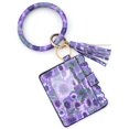 thumbnail image 1 of RKSTN Keychain Large Bracelet Keychain Card Tassel Bangle Key Ring Wristban With Wallet Keychain, 1 of 2