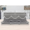 thumbnail image 4 of 24-Pocket Baseball Hat Rack for Wall or Door Organization, Clear PVC Pockets with 3 Hooks for Caps Storage, 65x26 Inches Size, Durable for Closet Display, 4 of 6