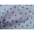 thumbnail image 4 of oneOone Cotton Cambric Fabric Finger Sign Symbol Print Fabric BTY 56 Inch Wide, 4 of 4