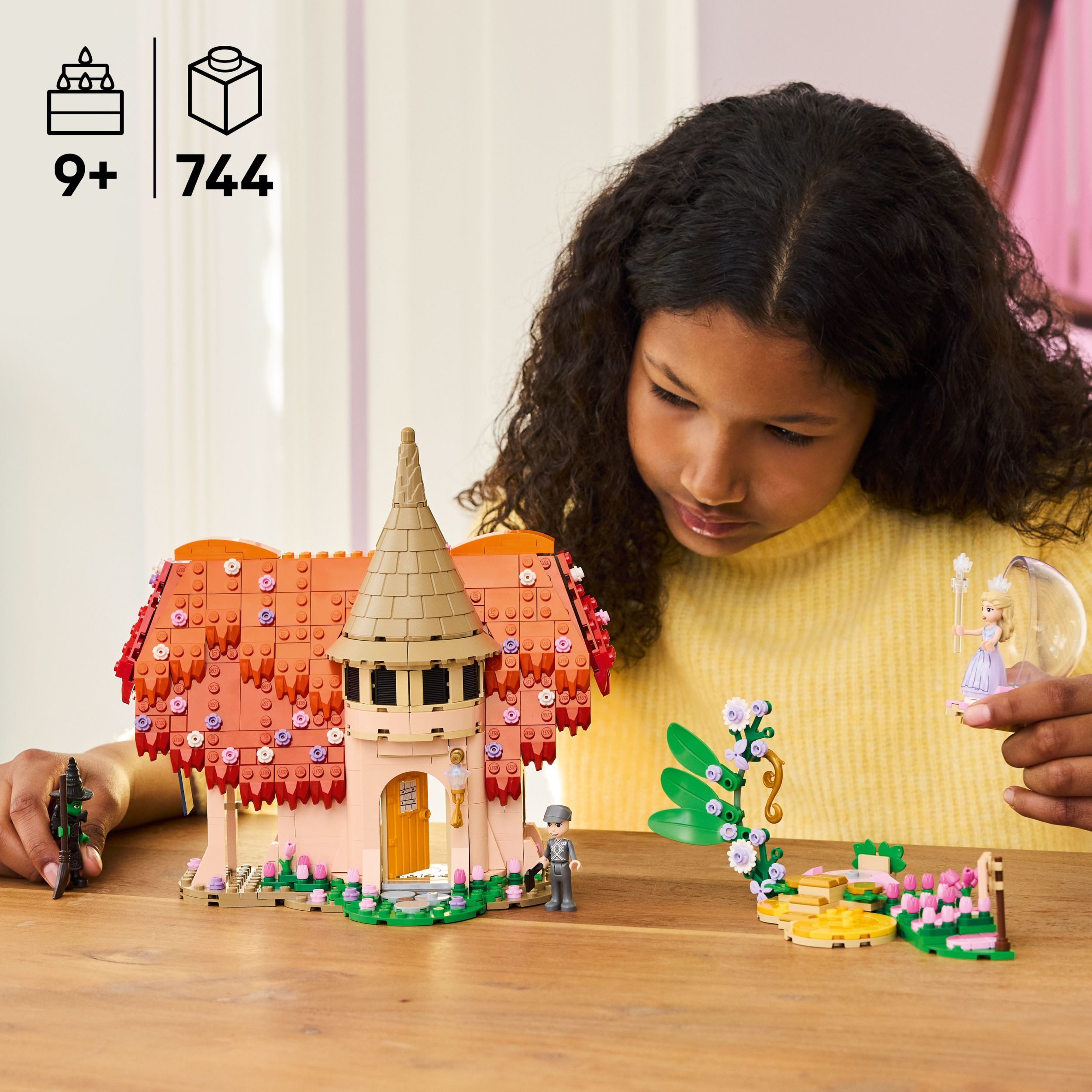 LEGO Wicked Glinda et Elphaba Visitent Munchkinland, Jouet d’Imagination 75690