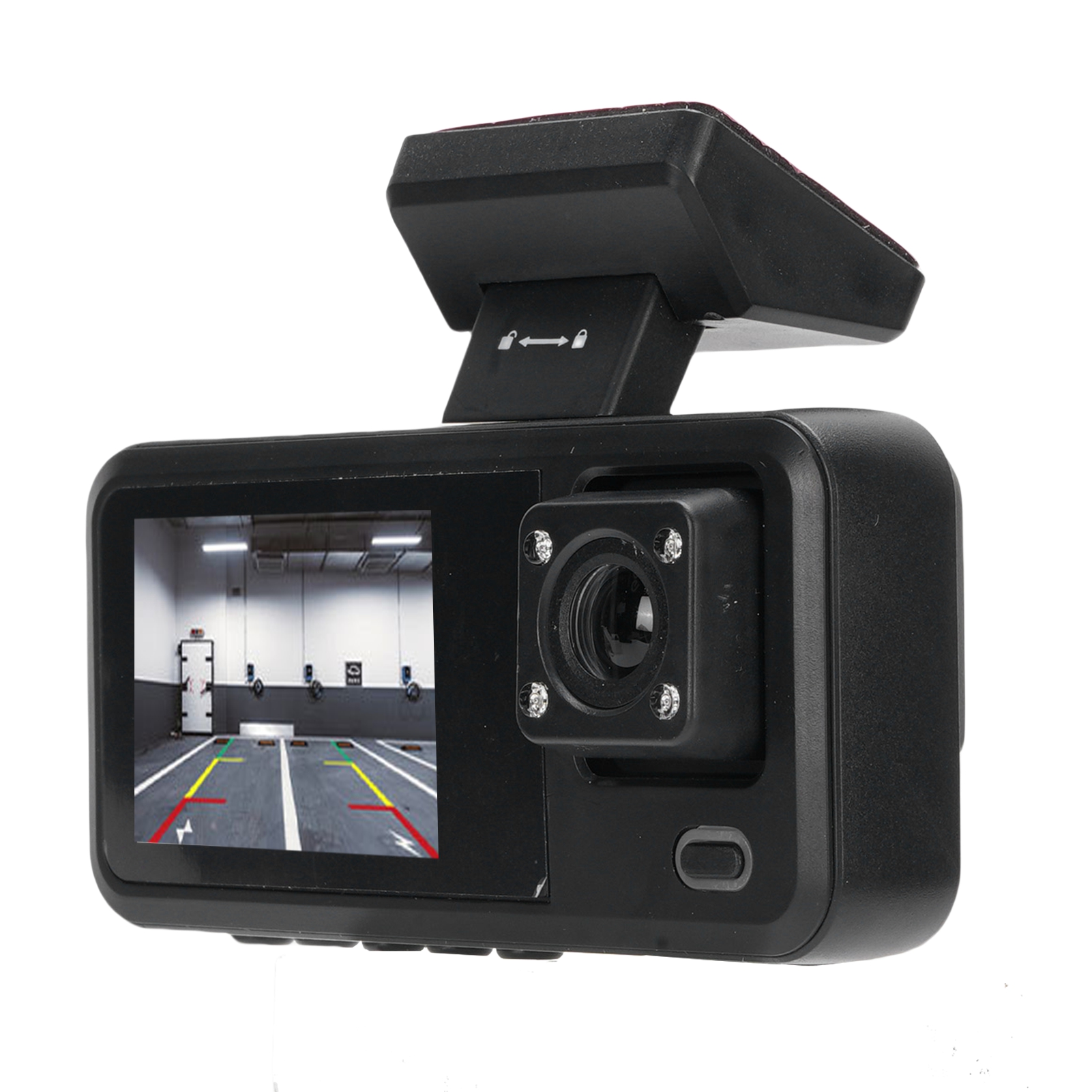 3 Channel Dash Cam, 1080P Dash Cam 2 Inch LCD Didsplay  for Driving