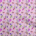 thumbnail image 1 of oneOone Cotton Jersey Light Pink Fabric Lemon With Leaf Craft Projects Decor Fabric Printed By The Yard 58 Inch Wide, 1 of 4