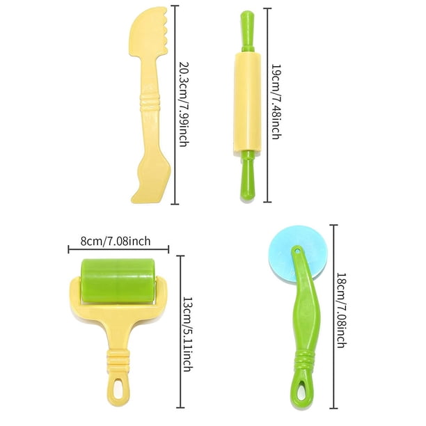 Kit De 26 Outils De Pâte à Modeler – Emporte-pièces, Rouleau, Moules Animaux Et Plantes – Cadeau Créatif Dès 14 Ans