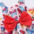 thumbnail image 4 of Robe pour Tout-Petit Robe Tutu pour Bébé Fille Robe d'Été Sans Manches pour Filles avec Chapeaux 2 Pcs Robe de Princesse pour Bébé 2-3 Ans, 4 of 8