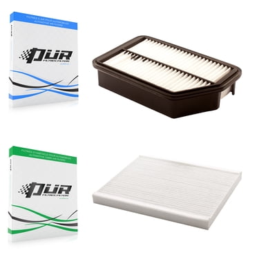 PUR 1x Air + 1x Cabin Filter (2 Total) Kit for Car Hyundai Elantra Kia Forte GT Rondo Forte5 Coupe Koup KFL-100339