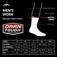 thumbnail image 4 of Darn Tough Chaussette Coussin Micro Crew en Acier - Homme Graphite Petit, 4 of 4