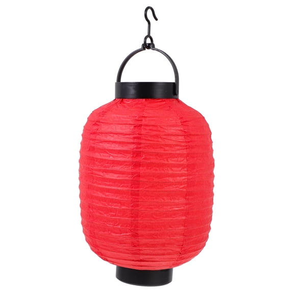 CIMAXIC 1 Pce Lanterne Pliante Japonaise avec Lumière pour Décoration de Maison et Restaurant, 11,42 Pouces X 5,91 Pouces X 5,91 Pouces