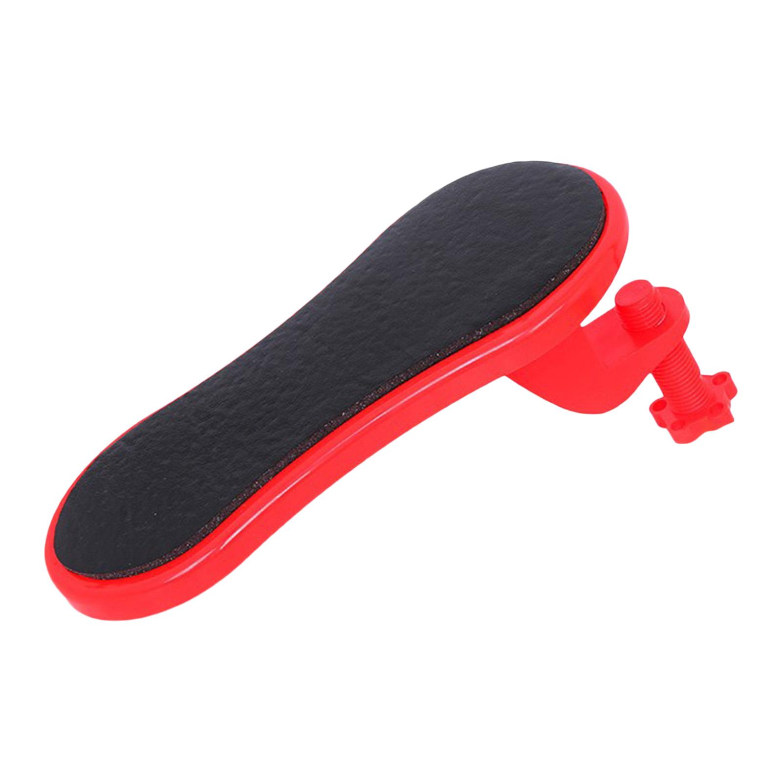 Xuanheng Rallonge d'Accoudoir d'Ordinateur de Bureau Support Tapis de Souris Support Repose-Mains Attachable Rouge stlye 1