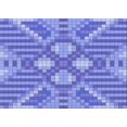 thumbnail image 1 of Ahgly Company Machine Washable Indoor Rectangle Transitional Denim Blue Area Rugs, 5' x 7', 1 of 7