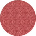 thumbnail image 1 of Ahgly Company Tapis d'Intérieur Lavables à la Machine, Carrés, Transitionnels, Rouges, 3 Pi Carrés, 1 of 7