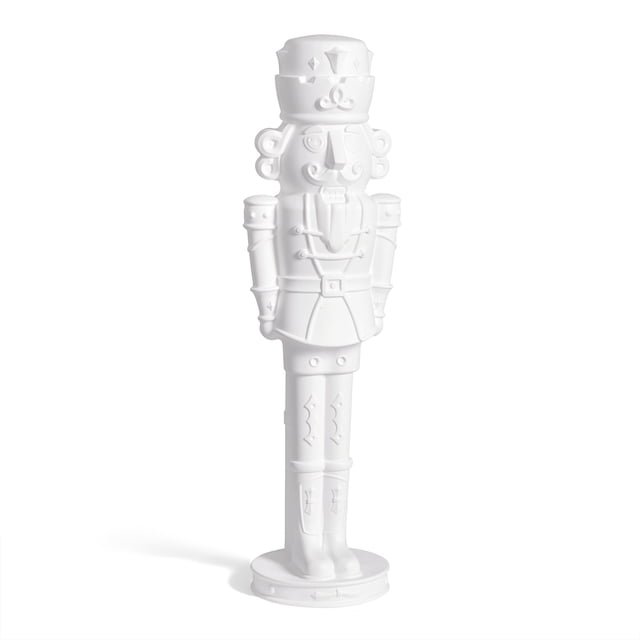 Step2 Nutcracker Prince Paintable DIY Holiday Statue, 4-Foot Tall, White