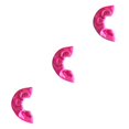 thumbnail image 1 of relayinert Lot de 2 Housses de Patins à Glace Élastiques Protège-Chaussures à Roulettes Unisexe Réutilisables Lavables Portatives Protection de Patinage Fournitures Rose 3Ensemble, 1 of 6