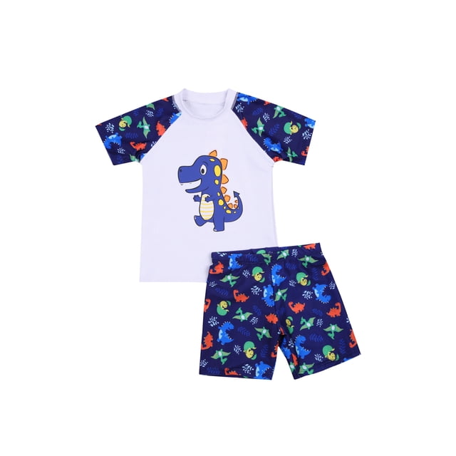 Xingqing Boy's Cartoon Printed Swimming Suit Children Swimsuit Summer Beach Bathing Suit