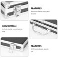 thumbnail image 2 of Multi-function Tools Storage Box Portable Aluminum Alloy Toolbox Sturdy Tools Container, 2 of 5