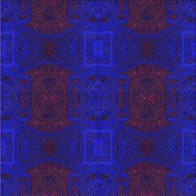 Ahgly Tapis d'Intérieur Lavable en Machine Carré Transitionnel Bleu Minuit, 6 Pieds Carré