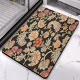 thumbnail image 3 of Small Accent Floral Green Rug 20x32 Inch - Modern Washable, Non-Slip Carpet for Bedroom, Bathroom, Entryway and Laundry Room - Distressed Area Rug, 3 of 5