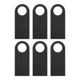 thumbnail image 1 of 6Pcs Porte Signe Cintre Tableau Noir, Réutilisable Mini Double Côté Bois Respectueux de l'Environnement pour Message Board Chambre d'Hôtel, 1 of 8