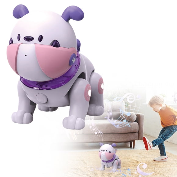IMENGL Jeux Éducatifs Jouets d'Apprentissage Jouets Éducatifs Chien Mécanique Sensible Interactif Musique Danse Enregistrement Relecture Jouet à Distance Chien Activités pour Tout-Petits 1-3, Aimants pour Réfrigérateur pour Tout-Petit, An