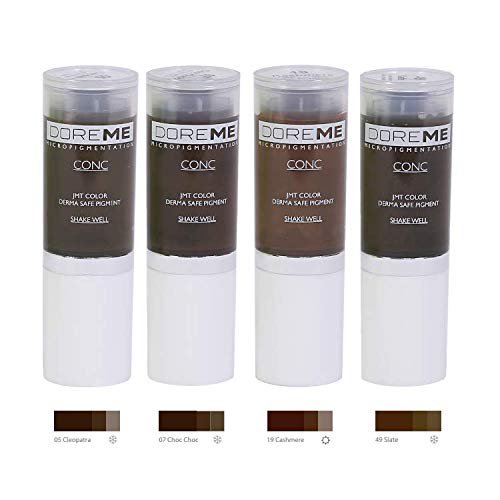 Doreme Permanent Makeup, Microblading Pigment Sets (Concentrate Dark Brown Set)