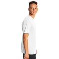 thumbnail image 3 of Hanes T-Shirt pour Homme Cool DRI Sans Étiquette, TP, Blanc, 3 of 4