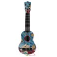 thumbnail image 2 of Kid Guitar Toys, ABS Ukulele Portable Stainless Steel String Anti Break  for Early Educational for Music Instrument Learning for Preschool Children Red,Blue, 2 of 7