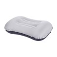 thumbnail image 2 of Bunblic Inflatable Camping Pillow Compressible Multipurpose Lightweight Neck Support Portable for Beach Cars Sleeping Airplane Hiking Light Gray, 2 of 8