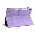 thumbnail image 4 of Tablet Case for FOXDOCK Samsung Galaxy Tab S10 Plus – Premium PU Leather Cover with Lily Embossed Design, Card Slots, 4 of 6