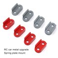 thumbnail image 3 of 4 Pièces 1/16 Échelle RC Modification Fournit Amovible Voiture Feuille Suspension Ressort Fixation Fixation Base Réparation Automobile Mise à Niveau Accessoires Modifiés Noir Gris, 3 of 6