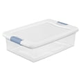thumbnail image 1 of Sterilite Boîte de Rangement Transparente Empilable à Loquet de 32 Pintes (Lot de 24), 1 of 11
