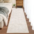 thumbnail image 2 of HOMERRY Runner 2' x 6' Rug Washable Modern Solid Pattern Hallway Runner Indoor Carpet for Doorway, Beige, 2 of 5