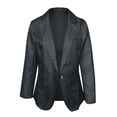 thumbnail image 4 of Pompotops Ensemble Veste Ajustée à Manches Longues pour Femmes, Mode Décontractée, Couleur Unie, 4 of 5