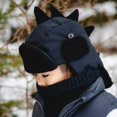 thumbnail image 3 of Calikids Dino Tuque d'Aviateur d'Hiver - Noir (TG), 3 of 4