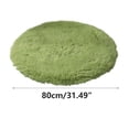 thumbnail image 2 of EGNMCR Outdoor Rug Bathroom Rugs Rugs for Living Room Round Carpet Home Living Room Sofa Floor Mat Bedroom Bed Long Hair Silk Wool Color Mat a carpet, 2 of 2