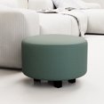 thumbnail image 3 of Lipstore Housse Extensible pour Pouf Pouf à Enfiler Rond Tabouret Repose-Pieds de Pièce Extensible Vert (Housse Seulement), 3 of 13