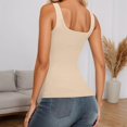 thumbnail image 4 of Women's Seamless Square Neck Compression Tank Top Shirt For Shapewear And Workout, 4 of 4