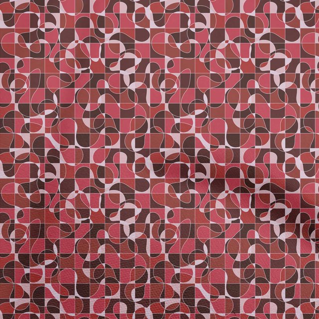 oneOone Velvet Red Fabric Abstract Diy Clothing Quilting Fabric Print Fabric By Yard 58 Inch Wide