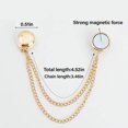 thumbnail image 3 of Hijab Brooch Pinless Clothes Clips High Powerful Function Long Chain Purpose Buttons Hijab Pins For Women Fashion Accessories, 3 of 8