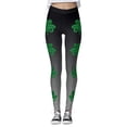 thumbnail image 4 of 2025 Leggings Raccourcis Grande Taille Décontractés de Mode pour Femmes, Leggings de Sport Imprimés, Shorts de Yoga sous Robe, Pantalons de Maternité, Leggings Capri, 4 of 5