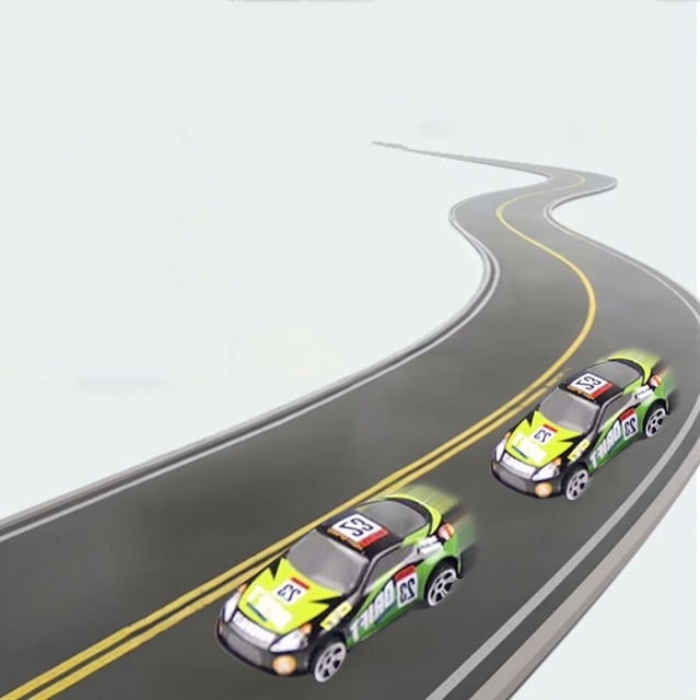 Universal Track Expansion Slideway -On for Early Learning Toy Vehicle Parking Lots and Roadway Playsets